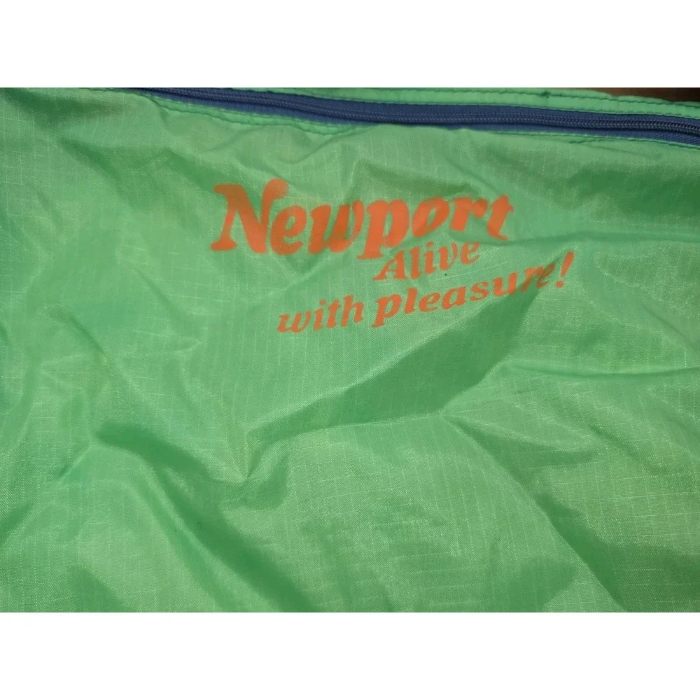 Vintage Newport Cigarettes Alive With Pleasure 17 Inch Duffel Bag